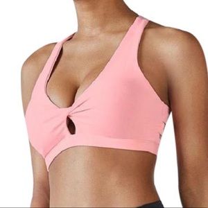 Fabletics Sports Bra - blush, keyhole “Ellie” bra